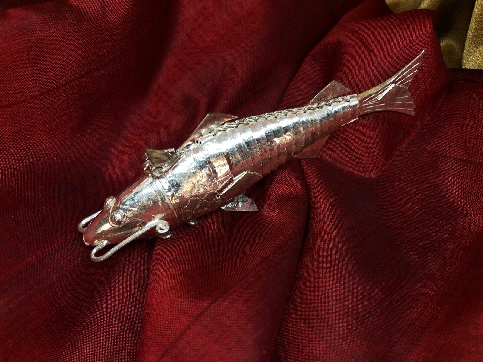 Silver Fish for Prosperity and Good Luck