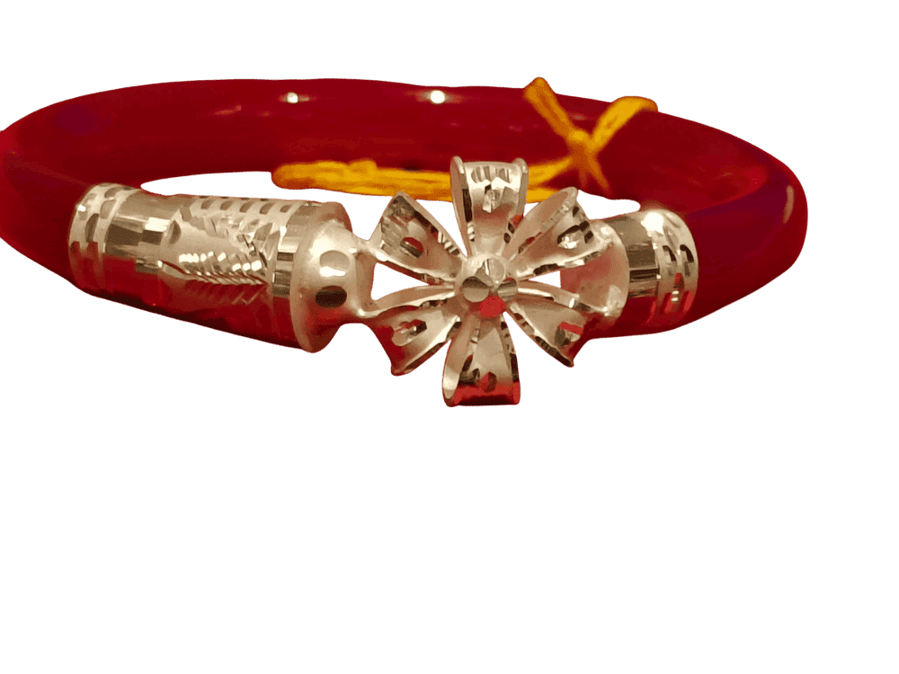 Gahenaz Silver Chandrima Pola Red Size 2.5 view 4