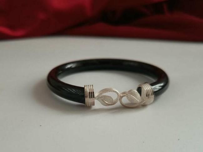 Gahenaz Silver Bracelet Pola Pata Bahari Size 2.6