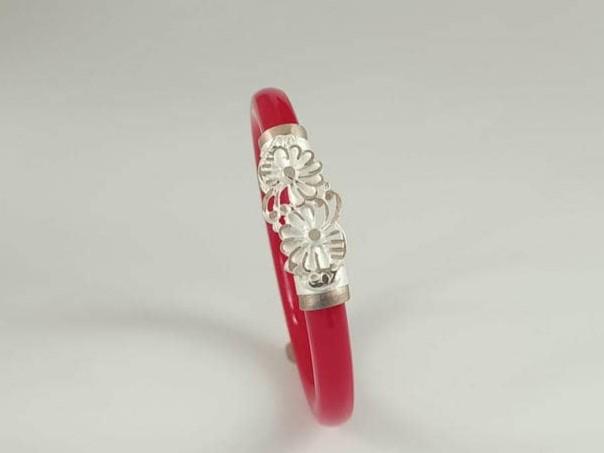 Gahenaz Silver Bracelet Pola Mohini Size 2.5