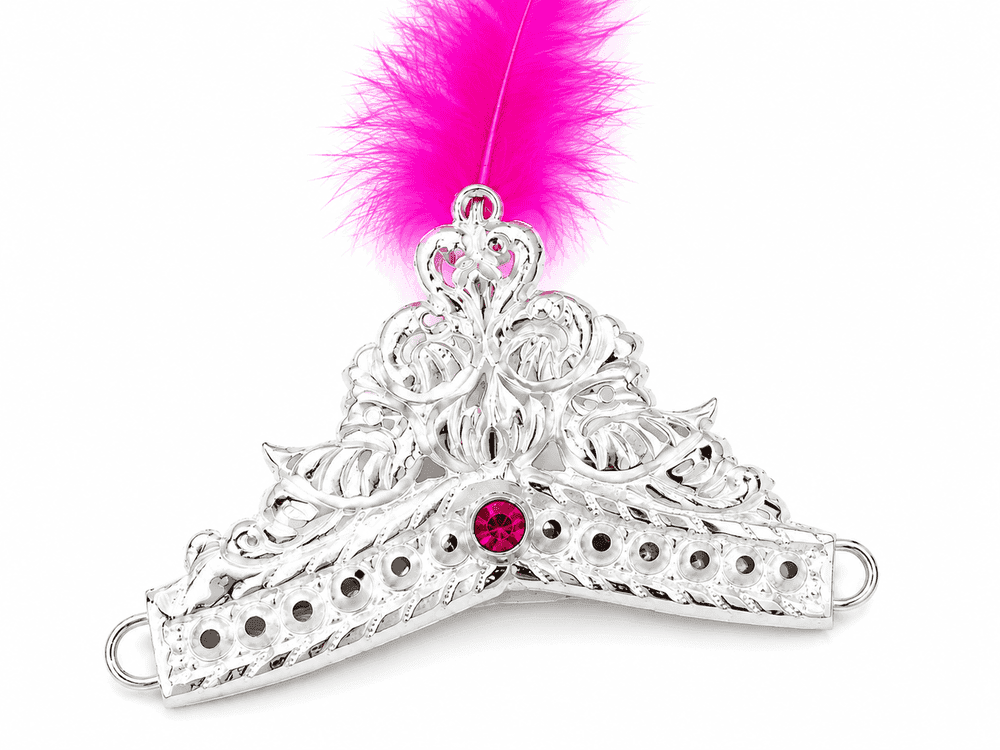 Gahenaz Silver 4-inch Traditional Silver Mukut/Crown for Deity/Idol / Dev-Devi/ Bride