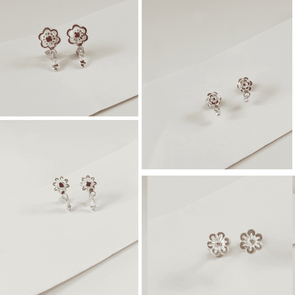 Small Earrings with hanging for Idol