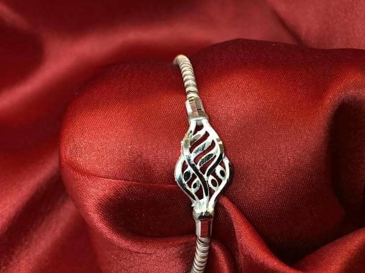 Madhumanti Twisted Loha / Noa / Silver Copper (tama) Metal Bangle / লোহা / নোয়া view 4