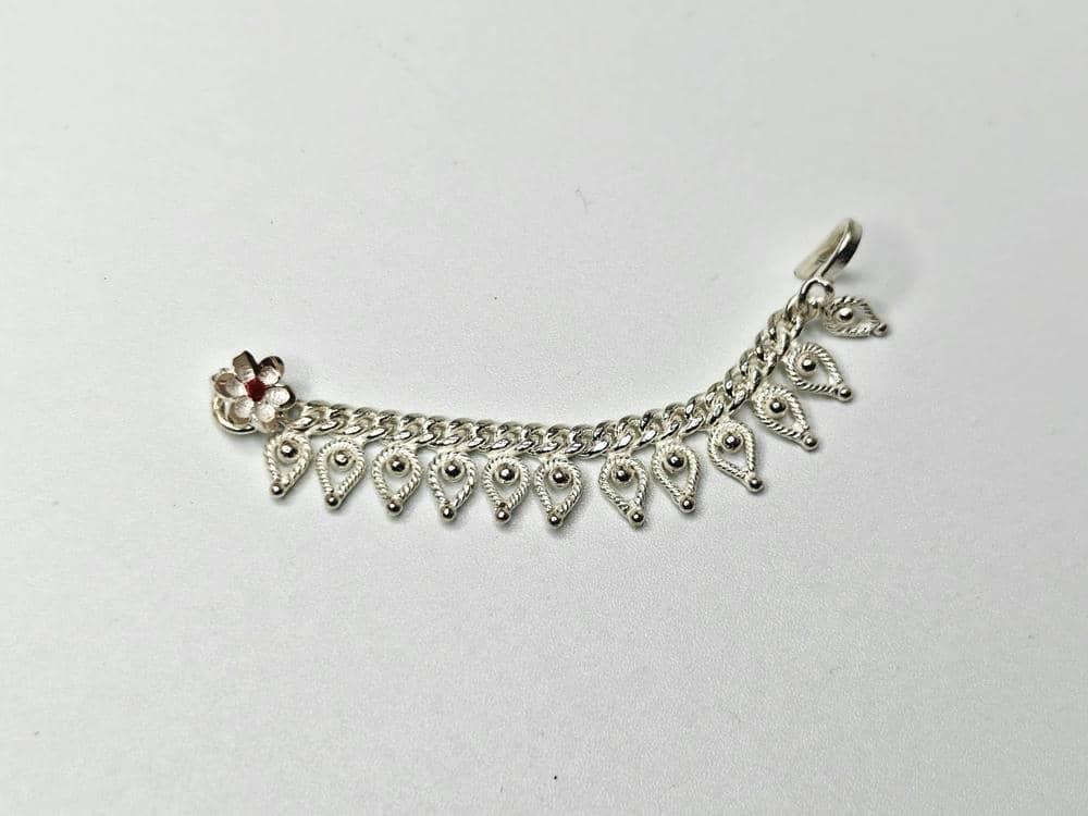 Gahenaz silver Ambika Nose Ring/ Noth Tana for Idol view 3