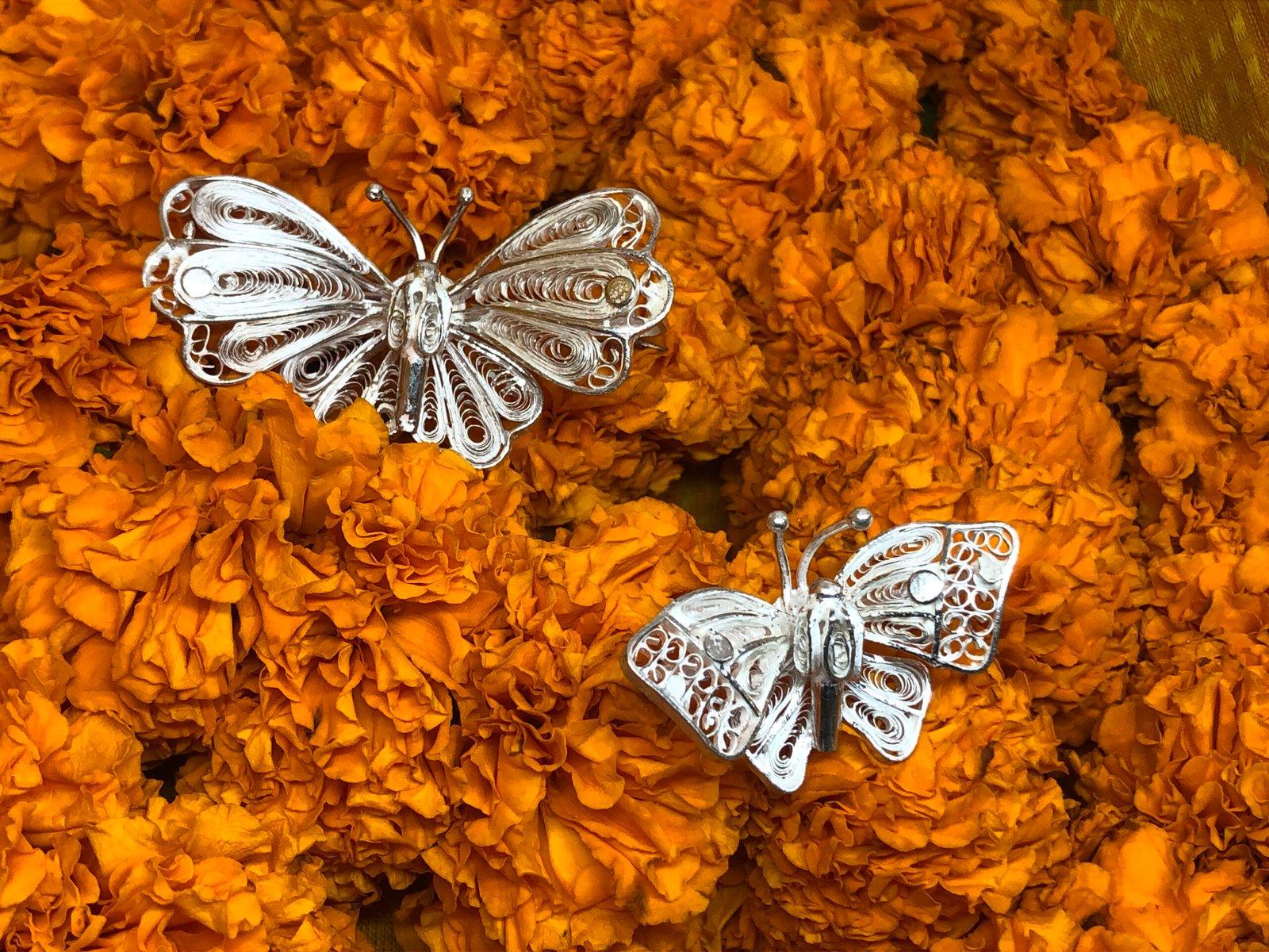 Butterfly Saree Pin