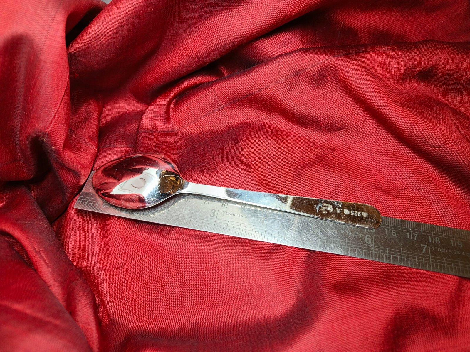 Gahenaz 925 Silver Spoon view 4