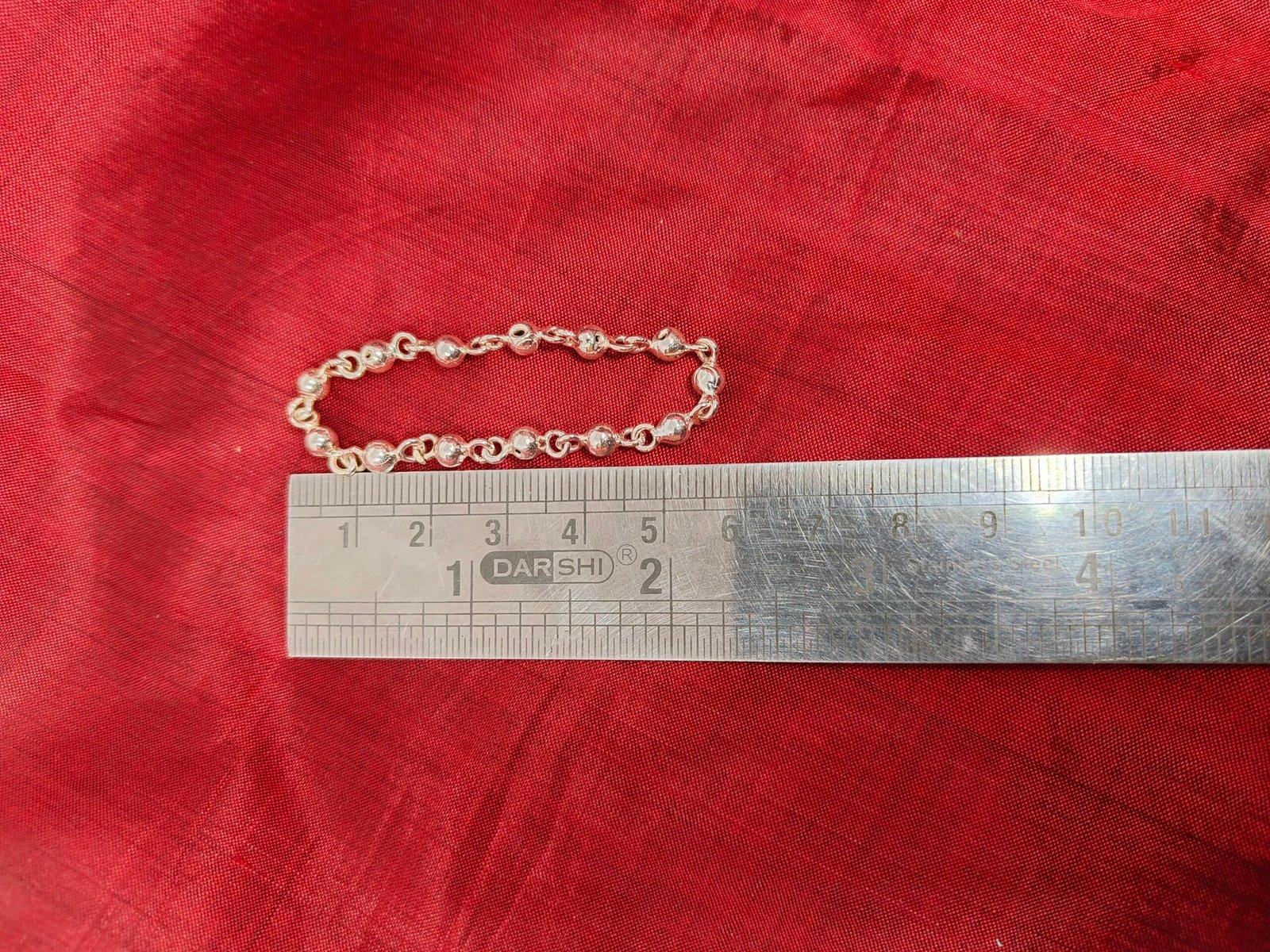 Gahenaz Silver Ball Har For Laddu Gopal 2-4size view 3