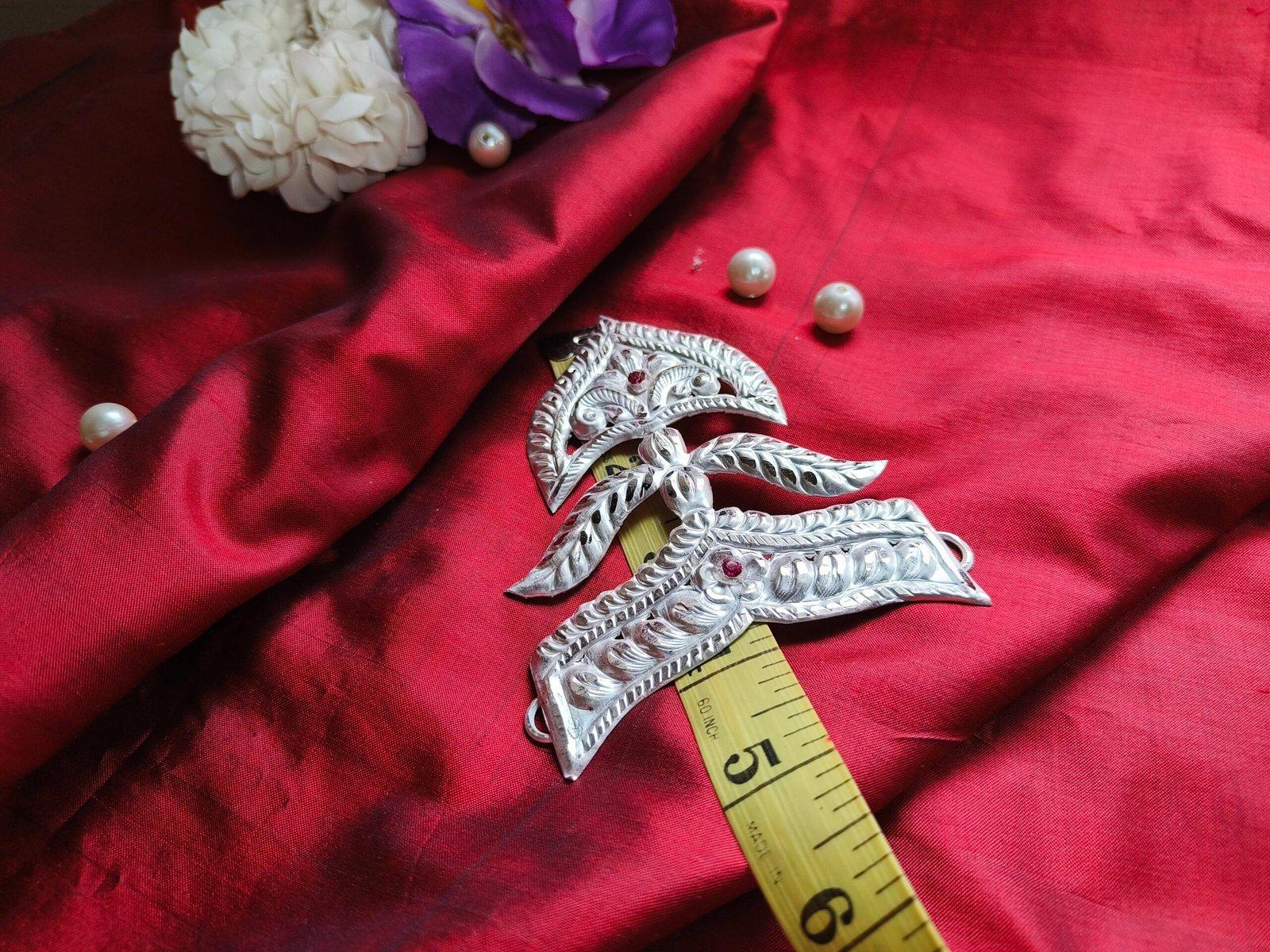 Gahenaz Silver Mukut for Devi Ma view 4