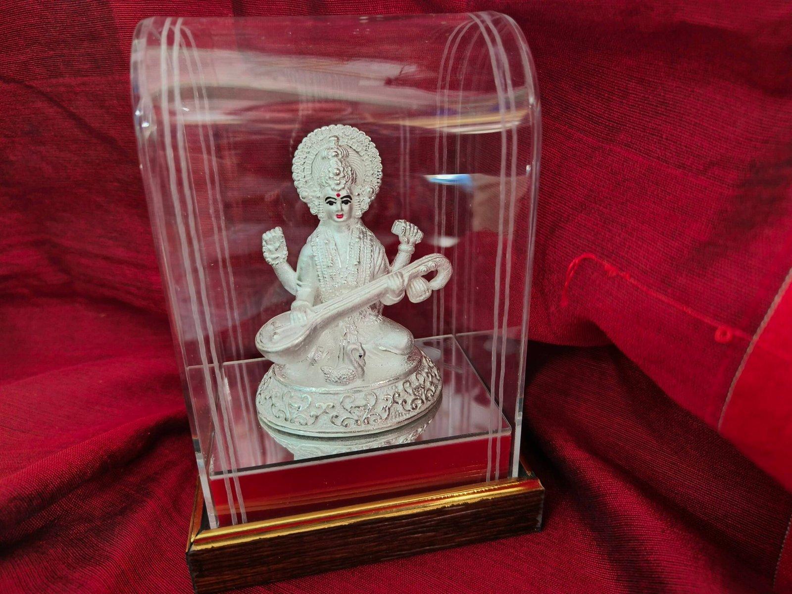 Saraswati / सरस्वती Idol view 2