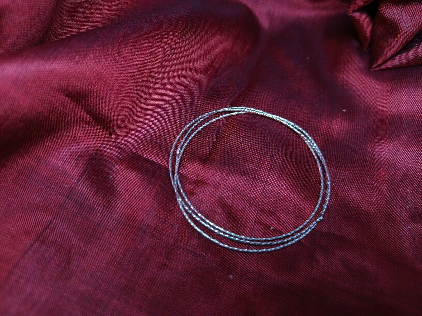 Silver Poite, Threads/Janeu/ janva /yadnyopavit view 6