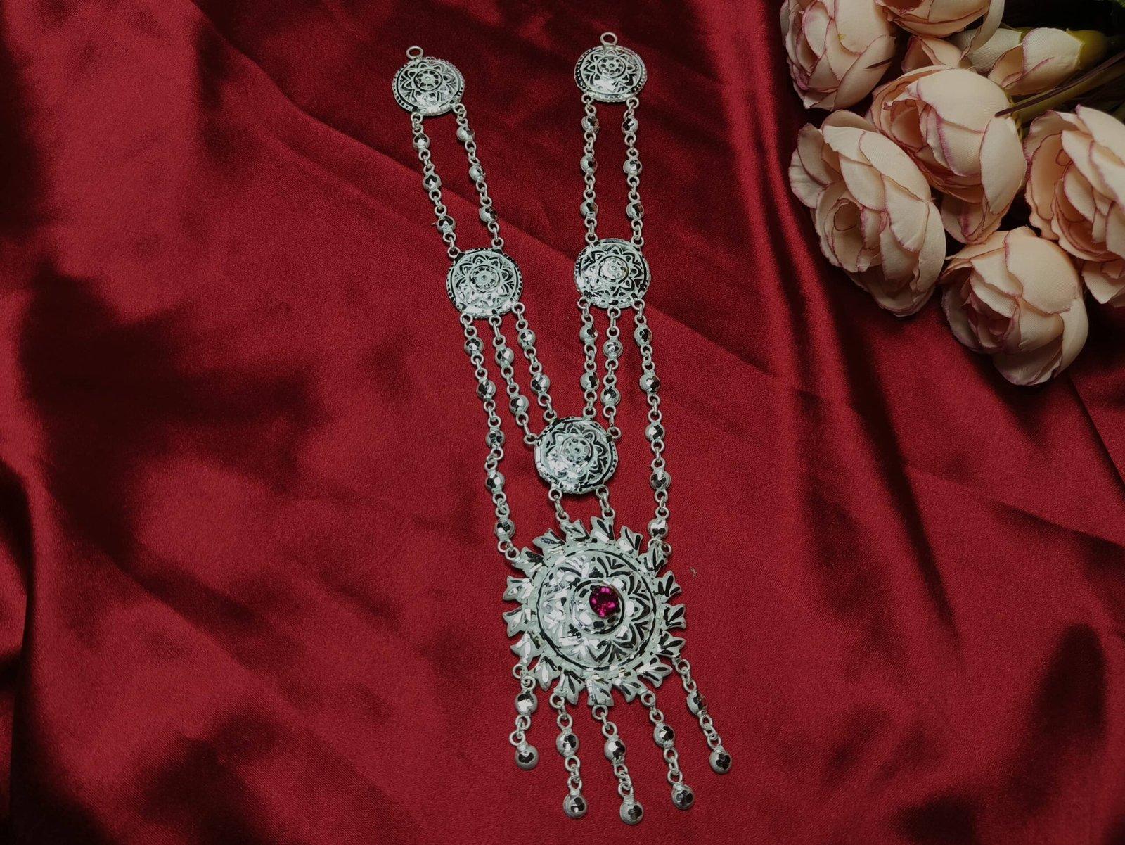 Tilottoma Necklace for God / Goddess/ Laddugopal/ Ganapati/ Mataji view 2